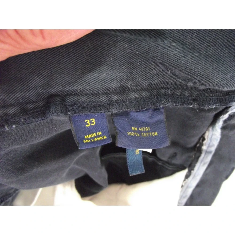 Polo Ralph Lauren shorts men's 33 x 9 blue cotton Bermuda classic